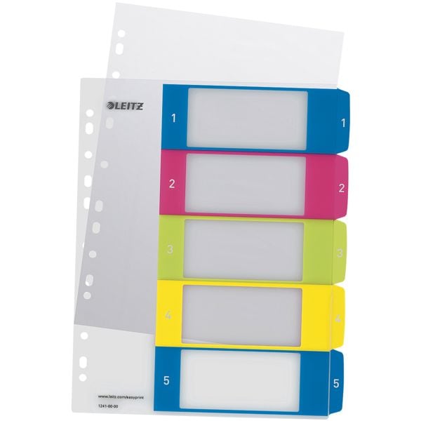 Kunststoftabbladen »WOW 1241« 1-5 A4 Maxi