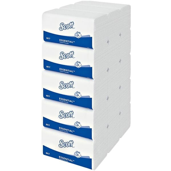 Papieren handdoekjes »ESSENTIAL« 1-laags I-vouw 5100 stuks