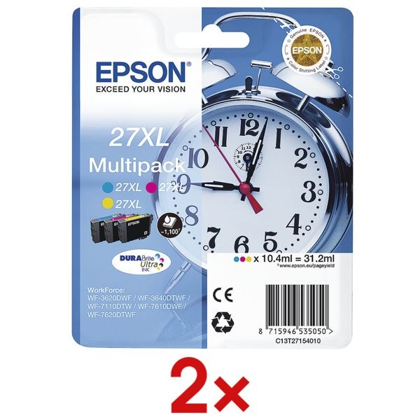 Set van 2 inktcartridges »T2715« nr. 27XL