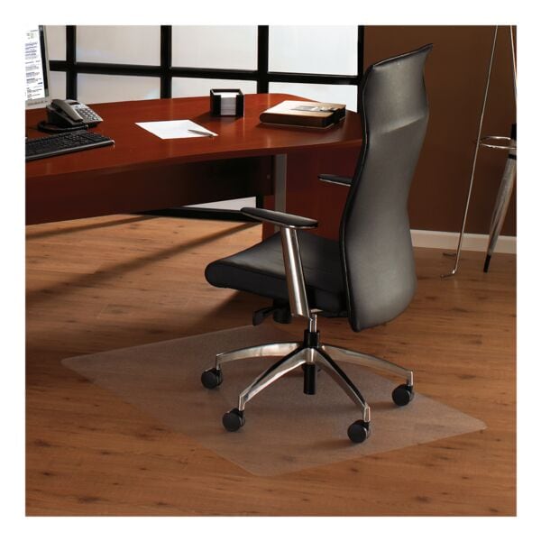 Bureaustoelmat 120x100 cm, rechthoek, voor harde vloeren