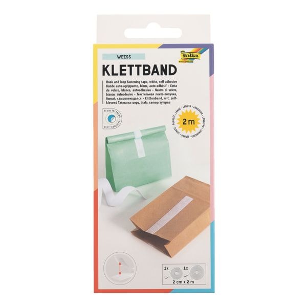 Klittenband - zelfklevend (2 m lang)