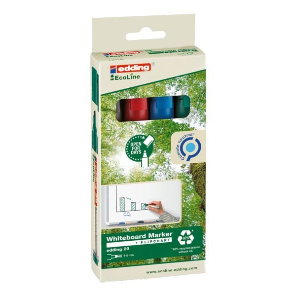 Set van 4 whiteboardmarkers »29 EcoLine«