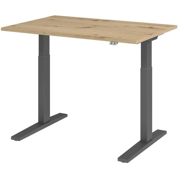 Bureau »Upper Desk« 120 cm breed en elektrisch hoogte verstelbaar tot 120 cm ond