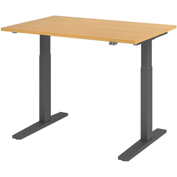 Bureau »Upper Desk« 120 cm breed en elektrisch hoogte verstelbaar tot 120 cm ond