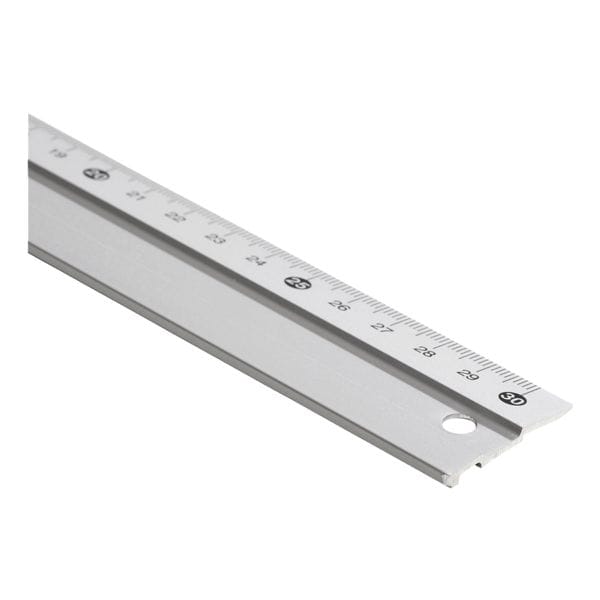 Aluminium liniaal (30 cm)