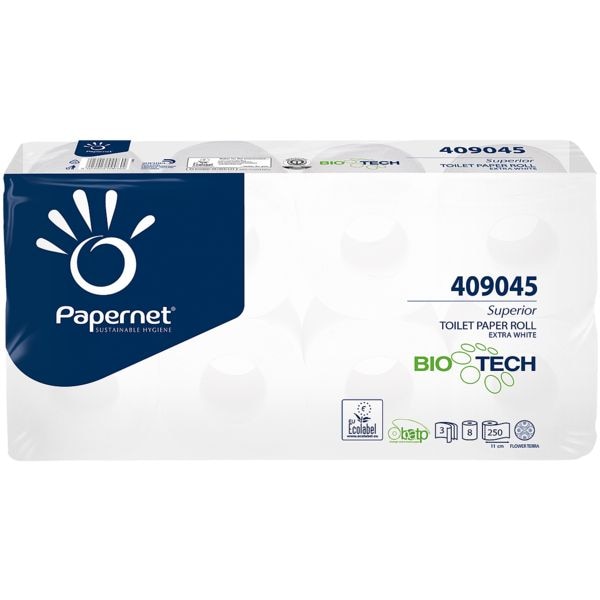 Toiletpapier »Superior«, 3-laags, 8 rollen