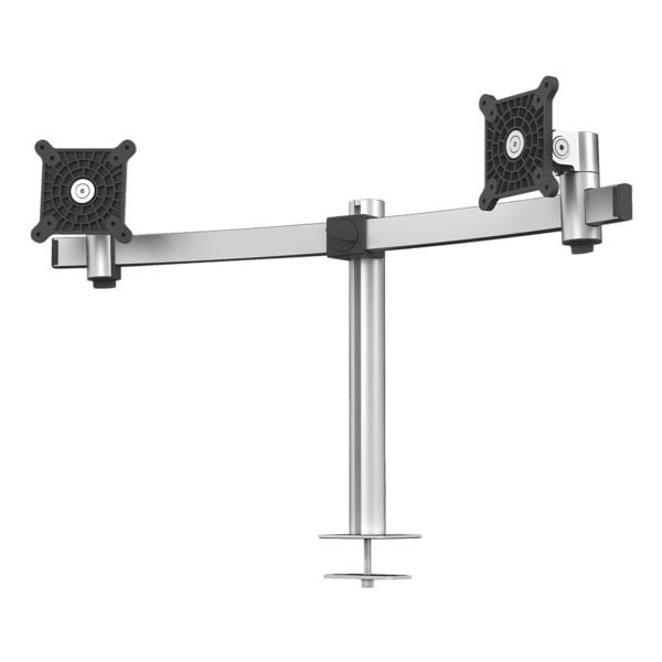 Monitorhouder met tafelklem voor 2 monitoren