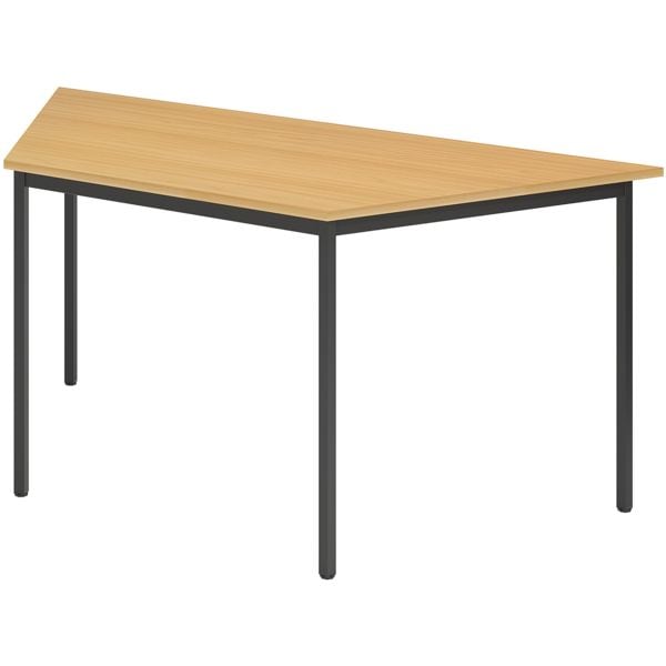 Vergadertafel VMPA17 »Melbourne« trapeziumvorm 160x70 cm