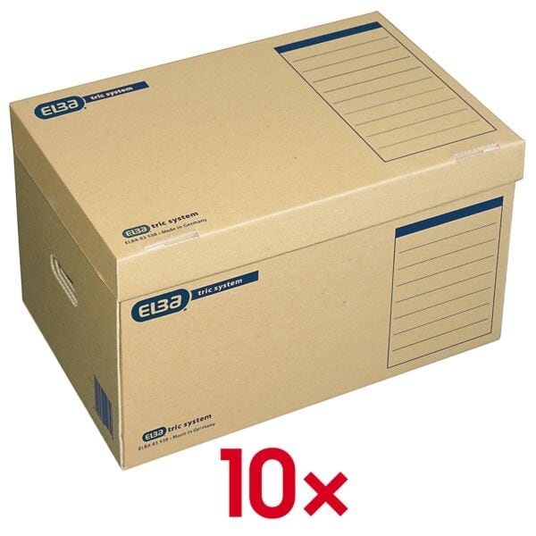 Systeembox met klapdeksel »tric system« - 10 stuks