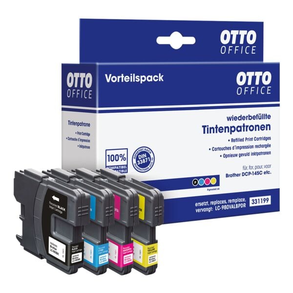 Inktpatronenset voor Brother »LC-980VALBPDR«