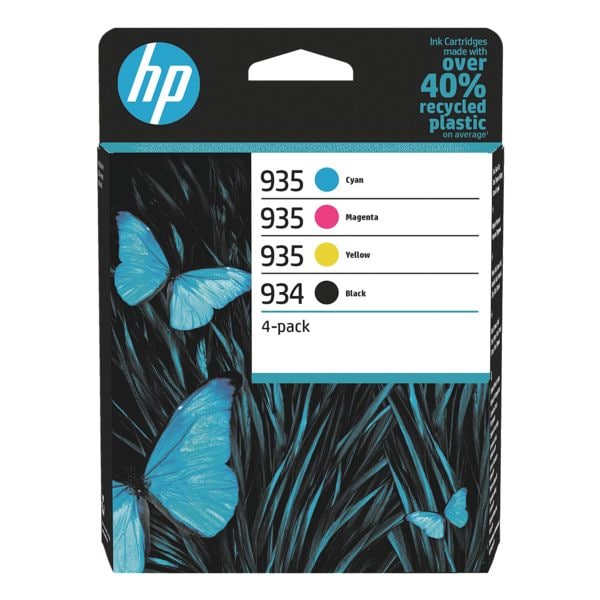 Set met 4 inktpatronen »6ZC72AE« HP 934 BK - HP 935 CMYK