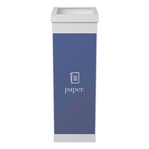 Afvalbak wit 60 l - voor papier