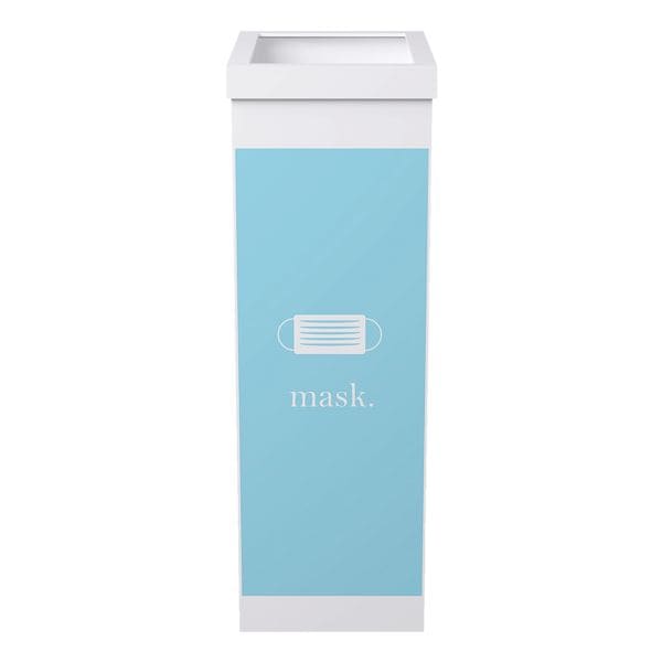 Afvalbak wit 60 l - voor maskers