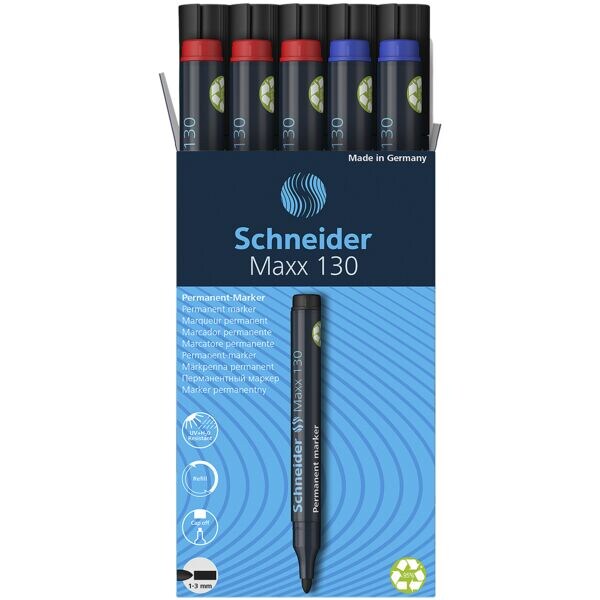 Etui met 10 permanente markers »Maxx 130«