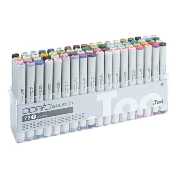 Set van 72 COPIC&reg; Sketch E lay-out-markers