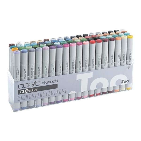 Set van 72 COPIC&reg; Sketch B lay-out-markers