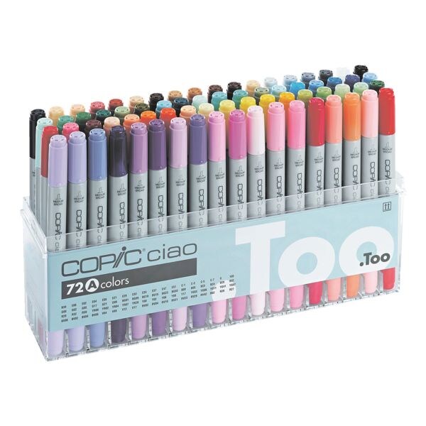 Set van 72 COPIC&reg; Ciao A lay-out-markers