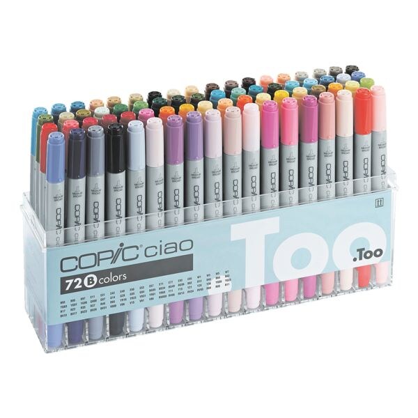 Set van 72 COPIC&reg; Ciao B lay-out-markers