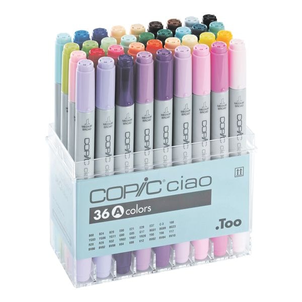 Set van 36 COPIC&reg; Ciao lay-out-markers