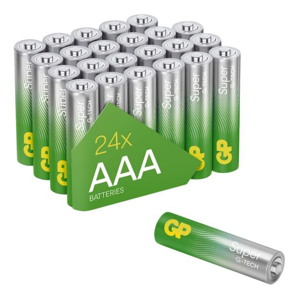 Pak met 24 batterijen »Super Alkaline« Micro/ AAA / LR03