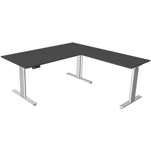 In hoogte verstelbaar hoekbureau (elektrisch) »Move 3« 180 cm T-frame 90°-hoek