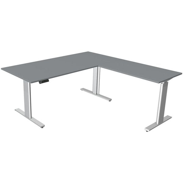 In hoogte verstelbaar hoekbureau (elektrisch) »Move 3« 180 cm T-frame 90°-hoek