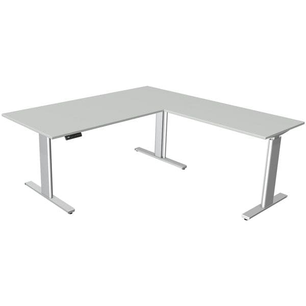 In hoogte verstelbaar hoekbureau (elektrisch) »Move 3« 180 cm T-frame 90°-hoek