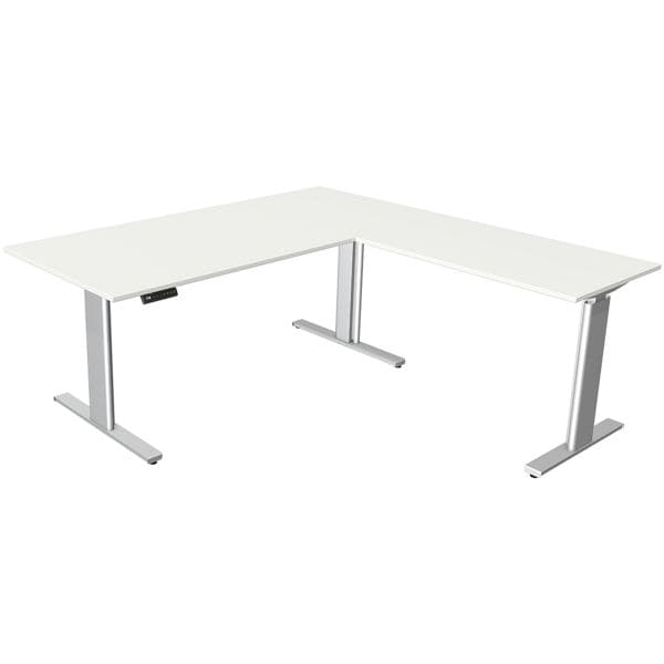 In hoogte verstelbaar hoekbureau (elektrisch) »Move 3« 180 cm T-frame 90°-hoek