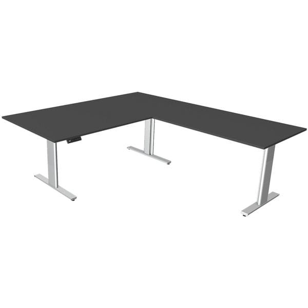 In hoogte verstelbaar hoekbureau (elektrisch) »Move 3« 200 cm T-frame 90°-hoek