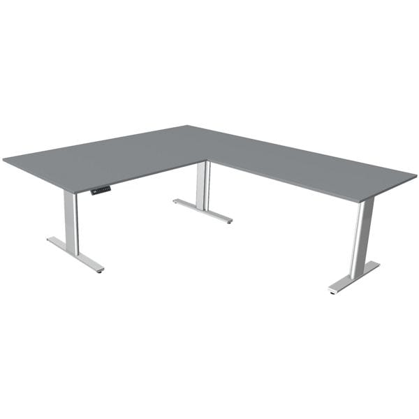 In hoogte verstelbaar hoekbureau (elektrisch) »Move 3« 200 cm T-frame 90°-hoek