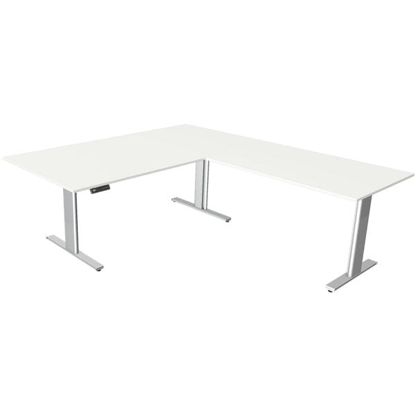 In hoogte verstelbaar hoekbureau (elektrisch) »Move 3« 200 cm T-frame 90°-hoek