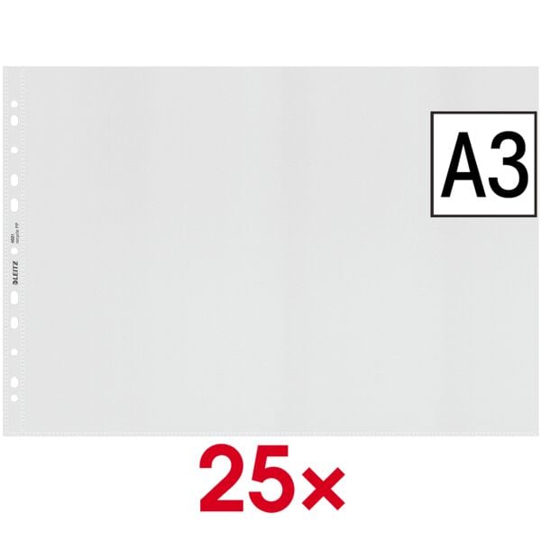 Insteekhoesjes »Recycle« A3 generfd - 25 stuks