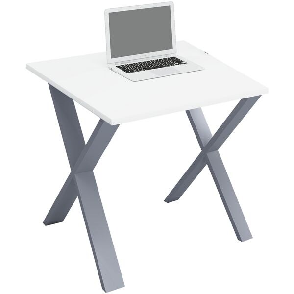 Bureau »Lona« 80/50 cm X-poot frame zilver