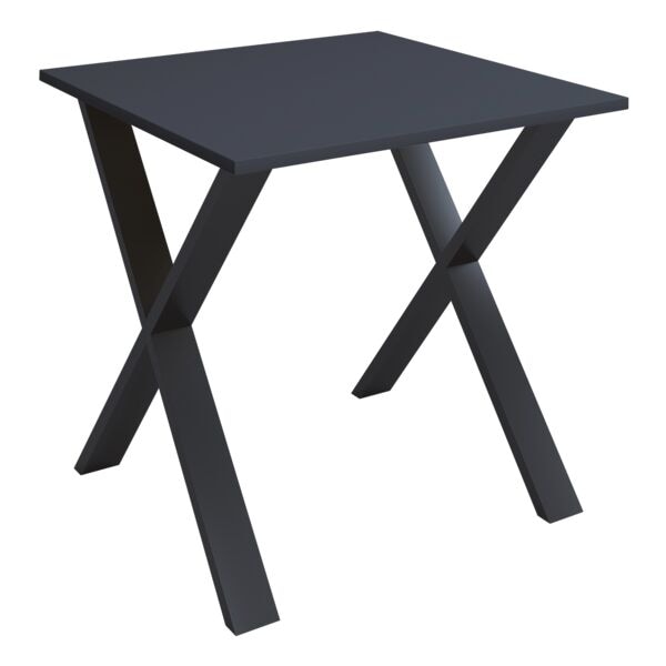 Bureau »Lona« 80/50 cm X-pootframe zwart