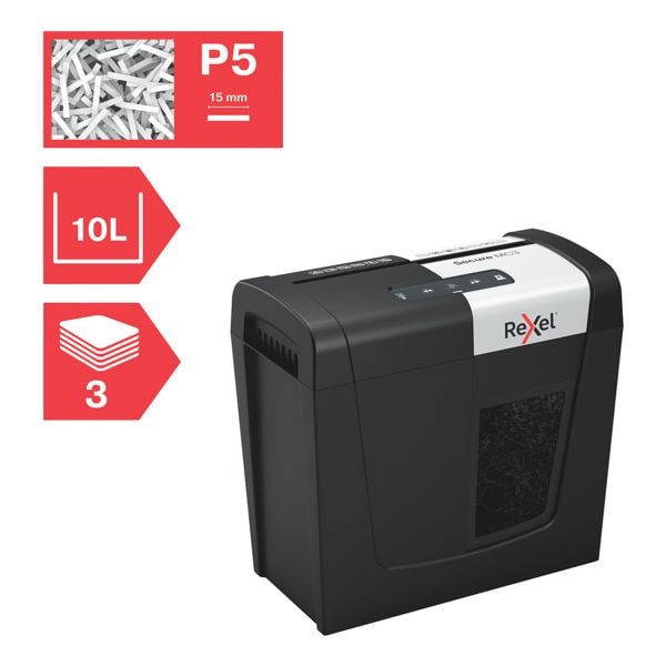 Papiervernietiger »Secure MC3 Whisper-Shred«