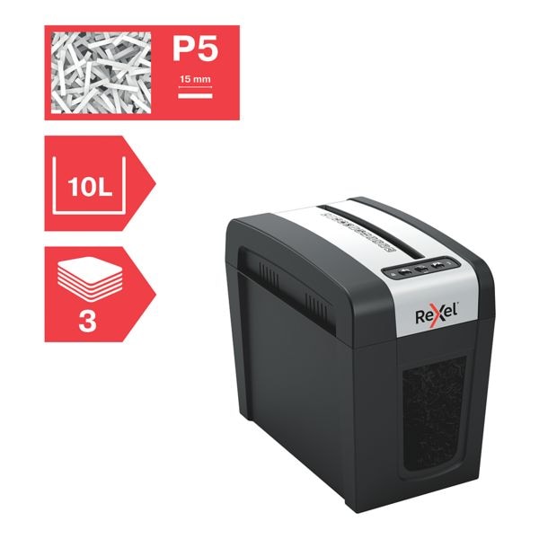 Papiervernietiger Secure MC3-SL Slimline Whisper-Shred