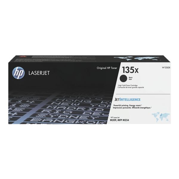 Printcassette »W1350X« HP 135X zwart