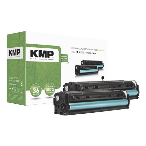 Dubbele pak toner vervangt »HP 312X (CF380XD)«