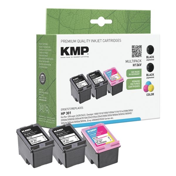 Pak met 3 toner vervangt »HP Nr. 301« (E5Y87EE)