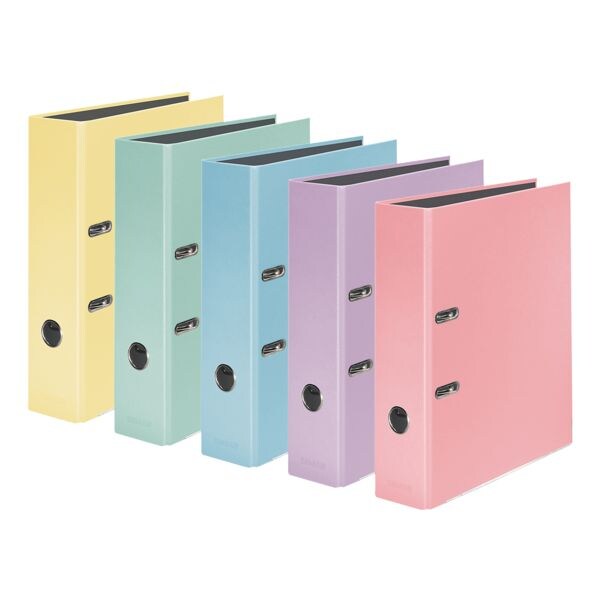 Set van 10 ordner A4 »PastellColor« 8 cm