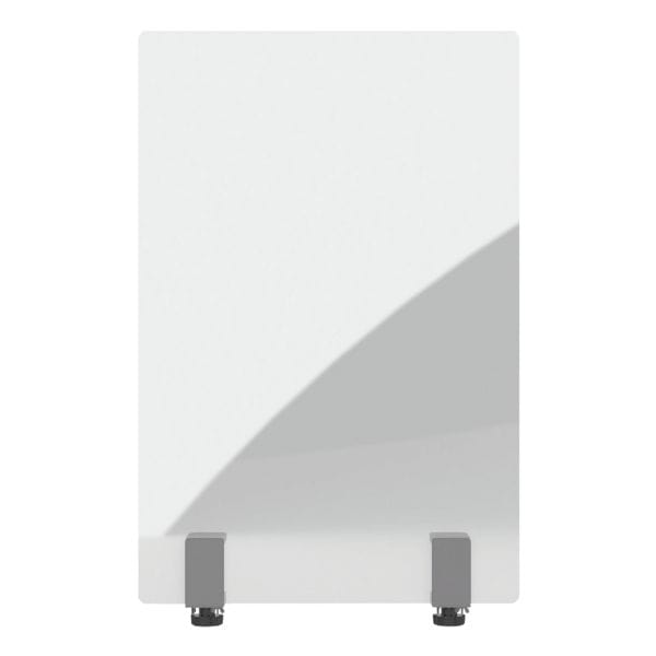 Nies- en spuugbescherming frameloos hygiënewand acrylglas met klemhouders 42 x 7