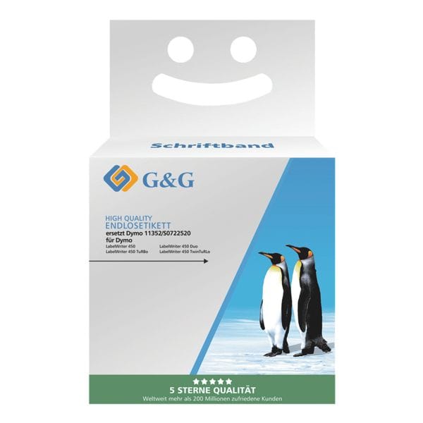 Etiketten »vervangt Dymo 11352/ S0722520« 25 x 54 mm - 500 stuks