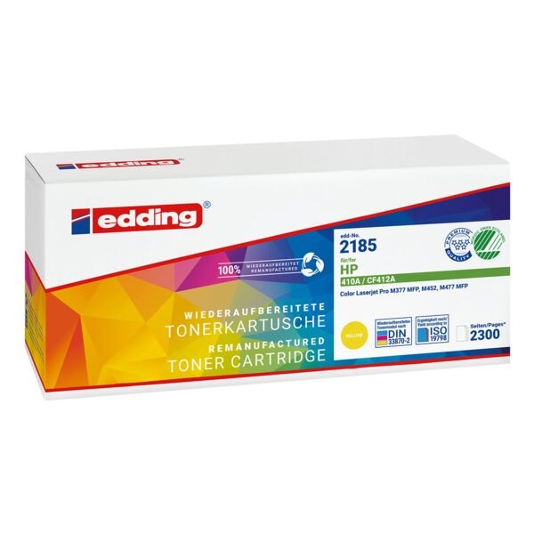 Toner vervangt HP »410A« (CF412A) geel