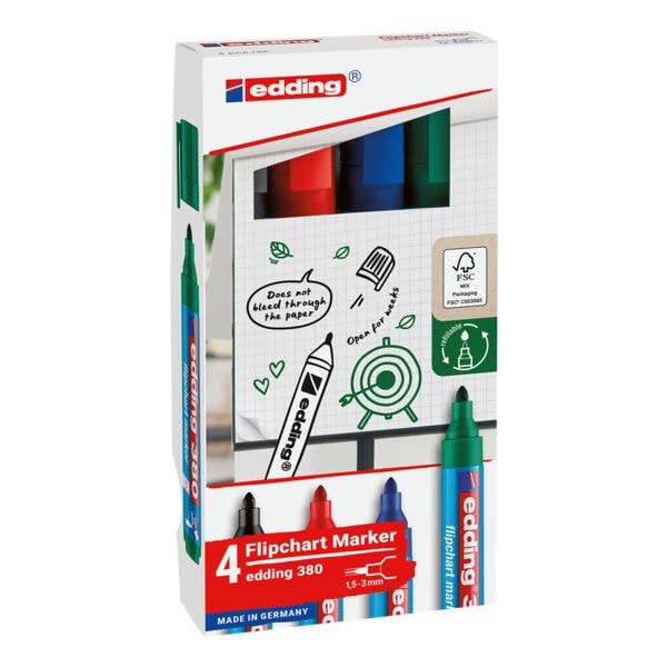 Pak van 4 flipchart-markers »380«