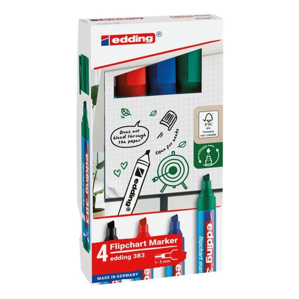 Pak van 4 flipchart-markers »383«