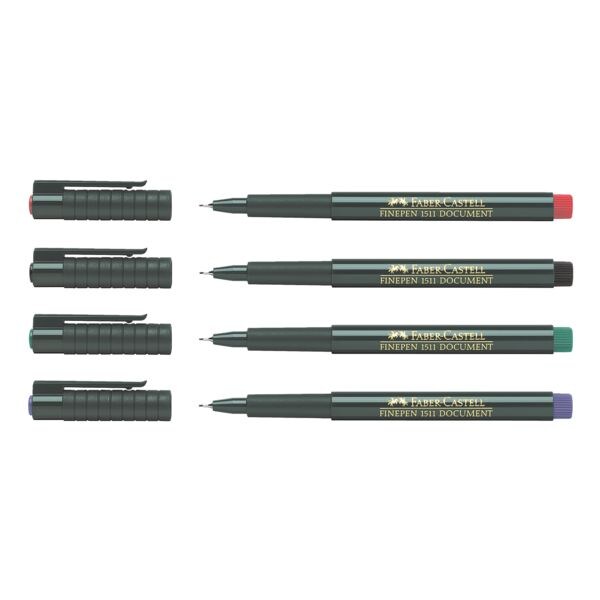 10x Fineliner »Finepen 1511« gesorteerde kleuren