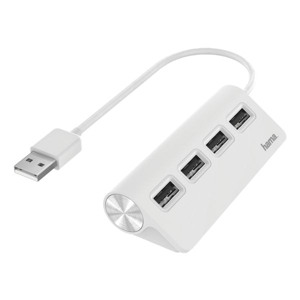 USB 2.0 hub, 4 poorten, wit