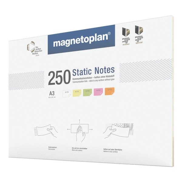 Presentatiekaarten »Static Notes« A3