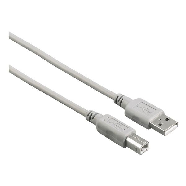 USB-kabel 2.0 A/B-stekker 5 m