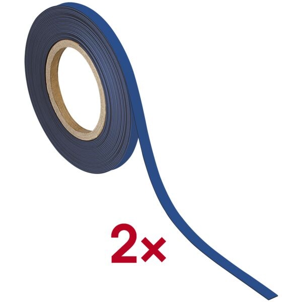Magnetische identificatieband, 10 m x 10 mm, set van 2